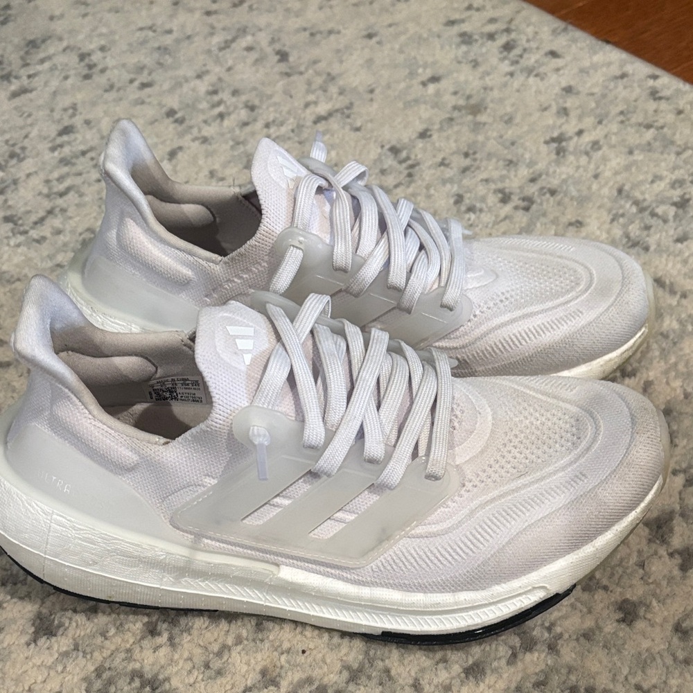 Adidas White Athletic Sneakers lite boost